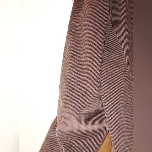 Dockers Blazer Mens 46R Corduroy Chocolate Brown Blazer Jacket Leather Buttons - Picture 11 of 13